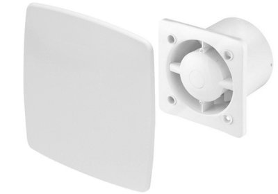 Awenta 125mm Pull Cordr NEA Extractor Fan White ABS Front Panel Wall Ceiling Ventilation