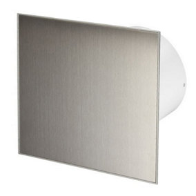 Awenta 125mm Standard Extractor Fan Inox Front Panel TRAX Wall Ceiling Ventilation