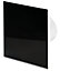 Awenta 125mm Standard Extractor Fan Shiny Black Glass Front Panel TRAX Wall Ceiling Ventilation