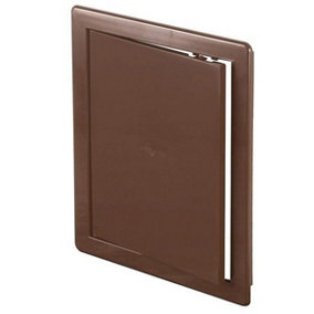 Awenta 150x150mm ABS Brown Plastic Durable Inspection Panel Hatch Wall Access Door