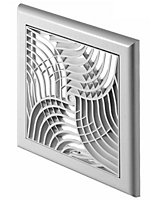 Awenta 150x150mm Wall Ventilation Grille Cover With Net and Shutter Modern Design