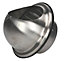 Awenta 200mm Air Ejector Stainless Steel Duct Cap Semicircular Outside Box Casing Cover