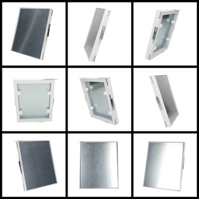 Awenta 200x200mm Access Panel Magnetic Tile Frame Steel Wall Inspection Masking Door - 3