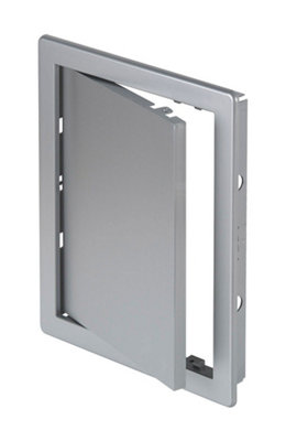 Awenta 200x200mm Durable ABS Plastic Access Inspection Door Panel Satin Silver Color