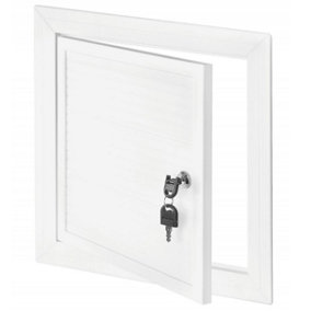 Awenta 250x400mm White PVC Chamber Cover Inspection Hatch Door Access Panel Grille