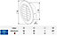 Awenta 70mm Diameter Hole White Round Door Air Vent Grille Woodwork Furniture