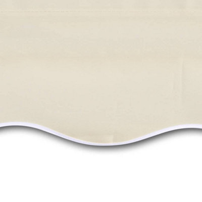 Awning Top Sunshade Canvas Cream 6x3m (Frame Not Included)