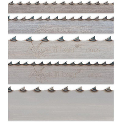 Axcaliber Pack of 5 Bandsaw Blades - 2,552mm(100.1/2