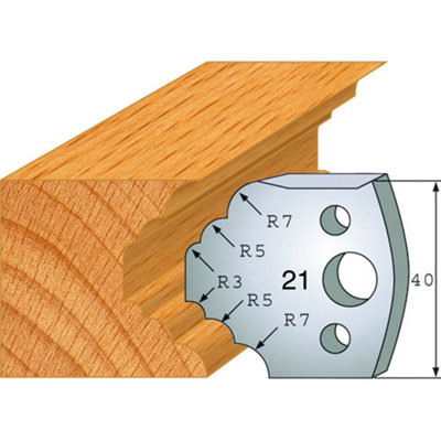 Axcaliber Pair of Profile Euro Cutters - 21
