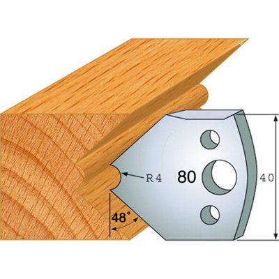 Axcaliber Pair of Profile Euro Cutters - 80