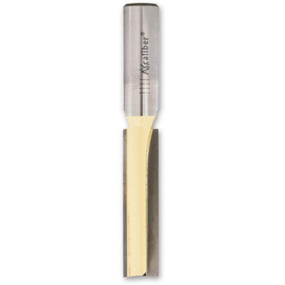 Axcaliber Twin Flute Straight Cutter - D equals 12.7 - X equals 63.5mm - S equals 1/2"