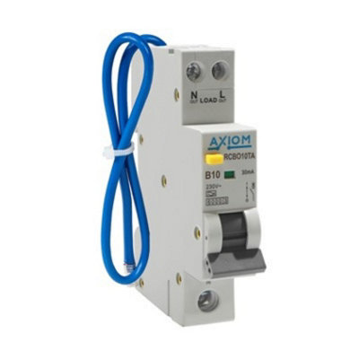 Axiom Mini RCBO 30mA Type A - 10A