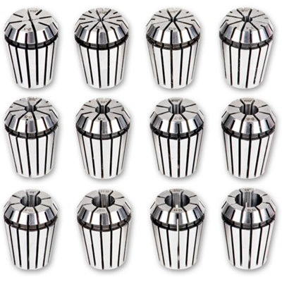 Axminster Engineer Series 12 Piece ER20 Precision Collet Set