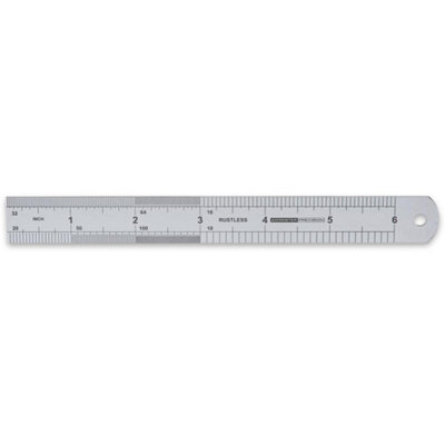 Axminster Professional Graduation Rule 64R 150mm/6" - Metric & Imperial