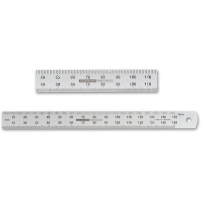 Axminster Professional Stainless Steel Metric Rule - 150mm