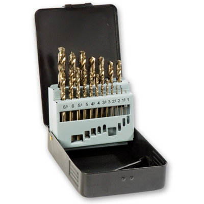Axminster Workshop 19 Piece Cobalt/HSS Drill Bit Set