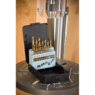 Axminster Workshop 19 Piece Cobalt/HSS Drill Bit Set