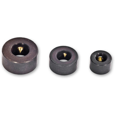 Axminster Workshop Dowel Drill Stop Collar Set 3 (6, 8 & 10mm)