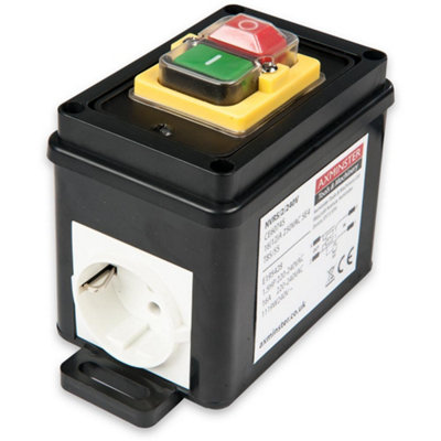 Axminster Workshop Euro Plug & Socket NVR Switch