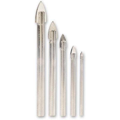 Axminster Workshop Glass/Tile Drill Bit Set Price Comparisons | Compare The Build