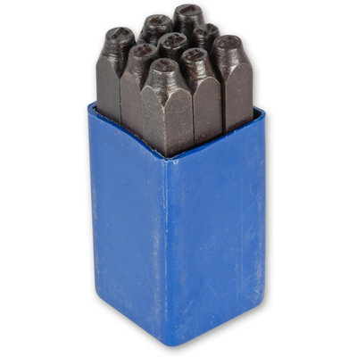 Axminster Workshop Number Punches - 3mm