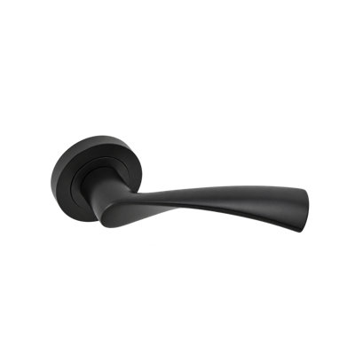 AXS Boston Door Handles on Rose - Door Pack - Latch Door - 44mm Backset ...