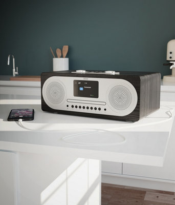 Azatom Clockwood DAB / DAB+ Radio With CD Player, Bluetooth, Alarms ...