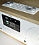 Azatom Clockwood DAB / DAB+ Radio With CD Player, Bluetooth, Alarms, Fast Presets and Remote (Oak)