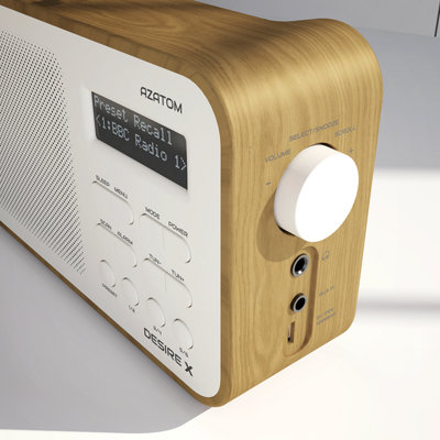 Azatom Desire X DAB / DAB+ Radio Mains & battery, Bluetooth, Alarms ...