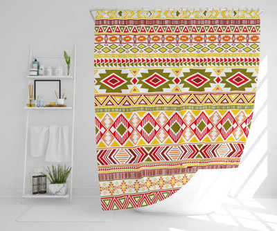 Aztec American Indian Pattern (Shower Curtain) / Default Title Price Comparisons | Compare The Build