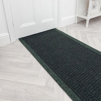 Aztec Green Hall Runner Carpet Runner Rug