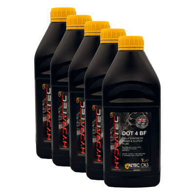 Aztec Hydratec DOT 4 Brake Fluid Premium For SAE J1703 ISO 4925 FMVSS ...