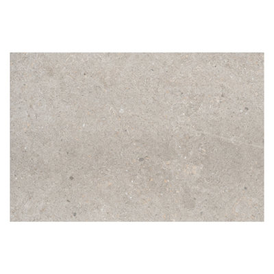 Azure Matt Grey Concrete Effect Porcelain Outdoor Tile - Pack of 1, 0.54m² - (L)900x(W)600