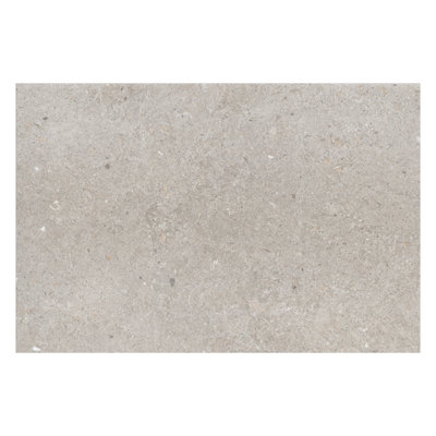 Azure Matt Grey Concrete Effect Porcelain Outdoor Tile - Pack of 1, 0.54m² - (L)900x(W)600