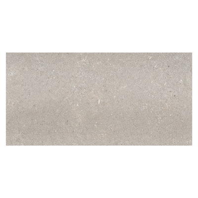 Azure Matt Grey Concrete Effect Porcelain Outdoor Tile - Pack of 1, 0.72m² - (L)1200x(W)600
