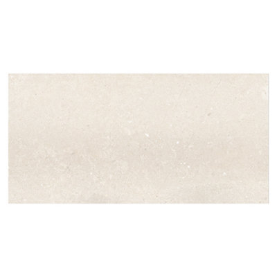 Azure Matt White Concrete Effect Porcelain Outdoor Tile - Pack of 1 - 3