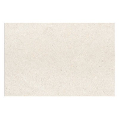 Azure Matt White Concrete Effect Porcelain Outdoor Tile Pack of 1 Tile ...