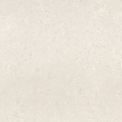 Azure Matt White Concrete Effect Porcelain Outdoor Tile - Pack of 2, 0.72m² - (L)600x(W)600