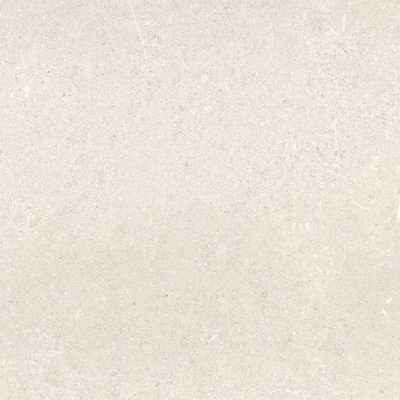 Azure Matt White Concrete Effect Porcelain Outdoor Tile - Pack of 64, 23.04m² - (L)600x(W)600