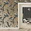 Azzurra Leaf Wallpaper Gold Belgravia 9505