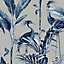 Azzurra Leaf Wallpaper Silver Belgravia 9506