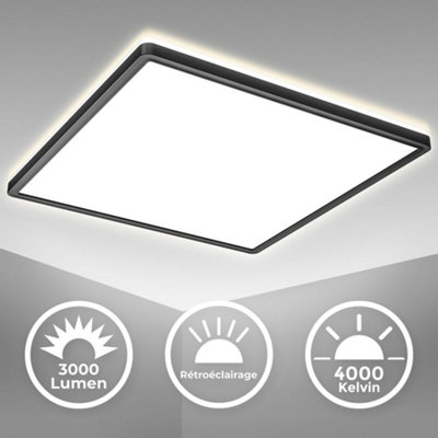 B.K.Licht Mains-powered LED Black Backlight LED Panel