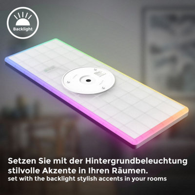 B.K.Licht Mains-powered LED Black Dimmable LED Panel