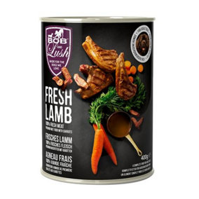 B&L Grain-free Adult Wet Dog Food in Tin - Lamb 6x400g