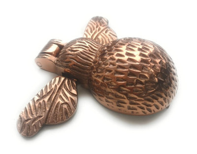 B&M - BUMBLEE BEE FRONT DOOR KNOCKER ANTIQUE COPPER HIGH QUALITY CAST IRON SUPPLIED WITH FIXING SCREWS