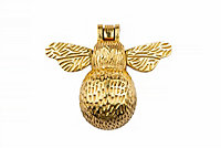 B&M - SOLID BRASS BUMBLE BEE DOOR KNOCKER POLISHED BRASS SUPPLIED WITH MATCHING FIXING SCREWS