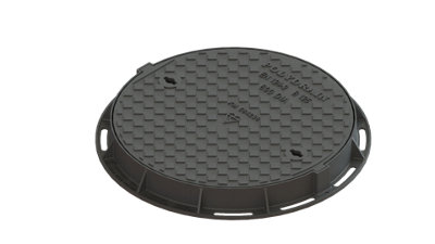 B125 12.5 tonne Ductile Iron Heavy Duty Round Circular Manhole Cover 600mm Clear Opening 685mm Diameter overall Including Frame