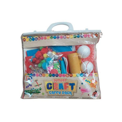 B4E Kids Craft Carry Pack 33 x 35 x 5cm, Giant Arts and Crafts Kit with ...