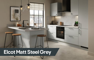 Elcot Steel Grey Kitchen