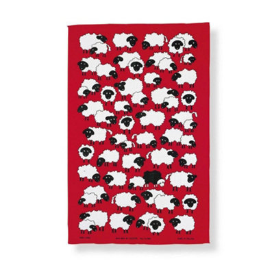 Baa Baa Animal Print 100% Cotton Tea Towel